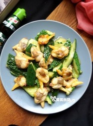 爆炒黄瓜蛤肉