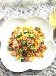五彩丁炒饭
