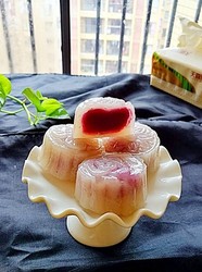 紫薯馅水晶饼