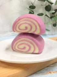 松软紫薯馒头卷