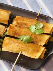 豆皮蔬菜卷——这是一篇有味道的文章