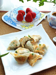 香煎荠菜馄饨