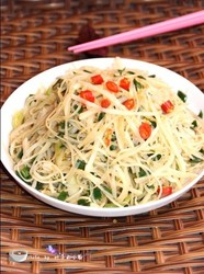 青蒜土豆丝