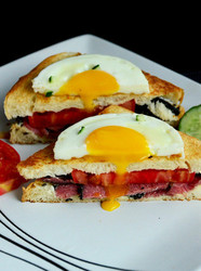 黑椒牛肉三明治