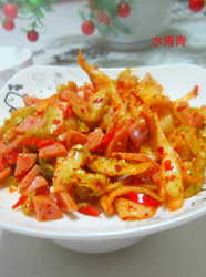 凉拌火腿榨菜丝