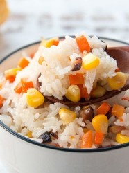 香菇玉米炒饭