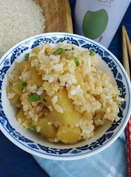 土豆焖米饭