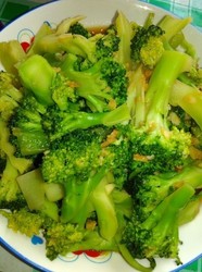 蒜香辣味西兰花