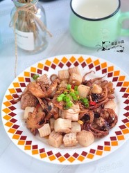 小章鱼炒魔芋