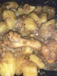 土豆炖鸡翅根