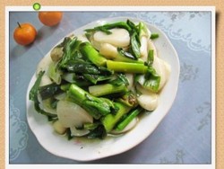 大蒜炒年糕