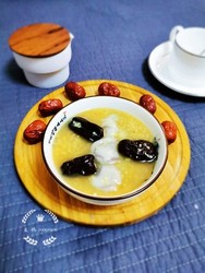 小米红枣圆子汤