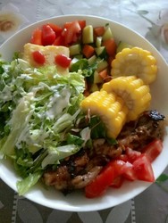 厚蛋轻食鸡腿餐