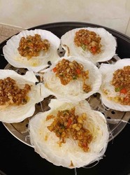 蒜蓉蒸元贝