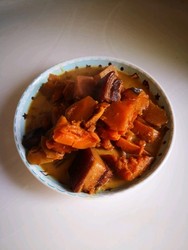 红烧肉炖南瓜