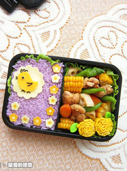 萌小鸡平面可爱便当