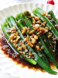 从此爱上秋葵--白灼秋葵