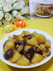 香菇烧土豆