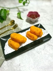香酥土豆热狗