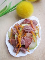 腊味炒紫薯馒头