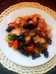 洋葱炒肉片