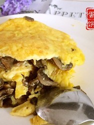 蘑菇蛋饼