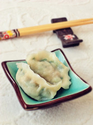 韭菜香菇猪肉馅水饺