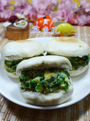 韭菜鸡蛋夹馍