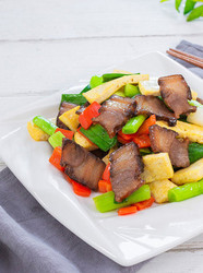 酱肉香煎豆腐片