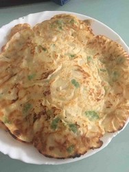 鸡蛋葱油饼