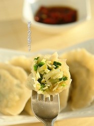 榨菜豆腐韭菜水饺