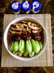 上海青炒香菇