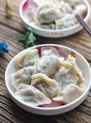 茄子鸡蛋饺子