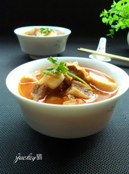 杏鲍菇焖牛腩