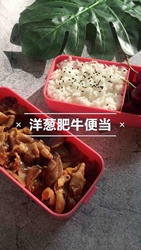 洋葱肥牛便当