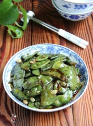蒜末酱油扁豆