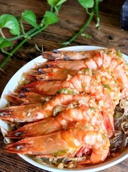 蒜蓉粉丝蒸黑虎虾
