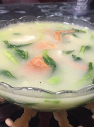 美味蟹疙瘩汤
