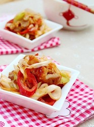 大葱炒肉
