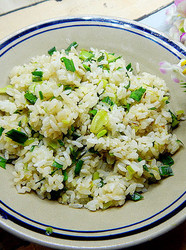 蒜苗炒饭
