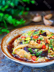 蒜泥手撕长茄
