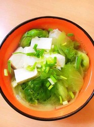 青菜豆腐汤