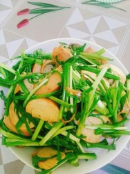 蒜苗炒豆腐干