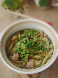 腊肉茄子煲