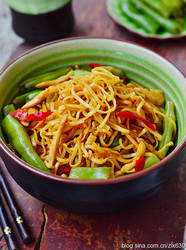 鸡丝豆角焖面