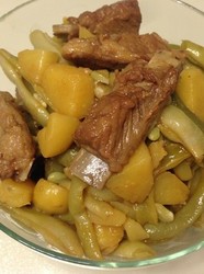 芸豆焖豆角