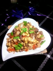 豆菇炒肉