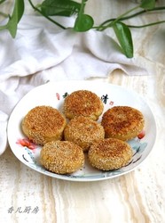 红薯豆沙饼