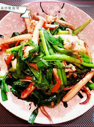 韭菜炒鱿鱼须