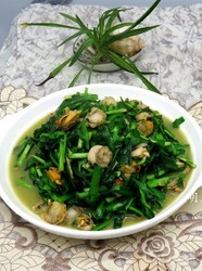 韭菜炒扇贝